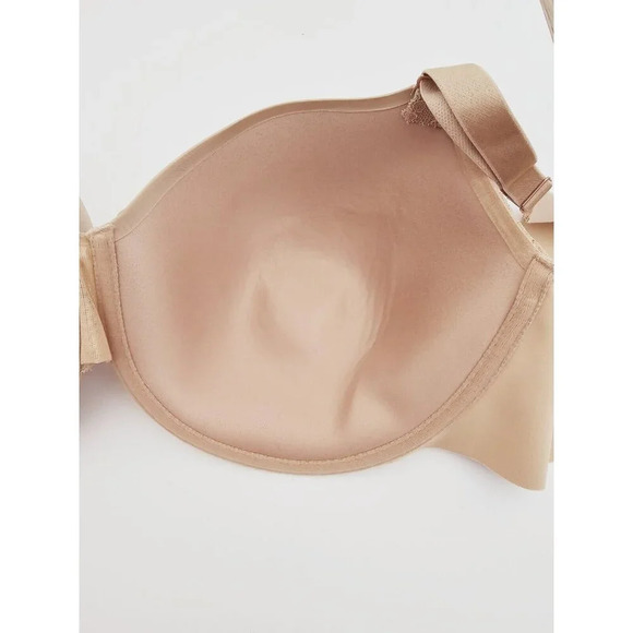 Soma 360 Vanishing Perfect Coverage Lace Beige Nude Underwire T-Shirt Bra 40DDD - Picture 7 of 8